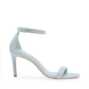 Stuart Weitzman Light Blue Ankle-Strap Heels